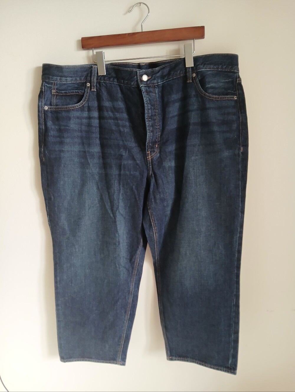 Old Navy Denim Button Fly Crop Jean Size 22